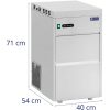 Profesionāla ledus lapas apvalks 50 kg / dienā 240 W