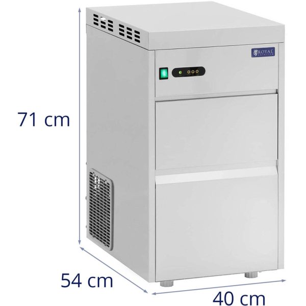 Profesionāla ledus lapas apvalks 50 kg / dienā 240 W