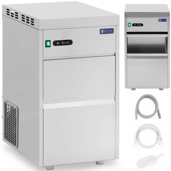 Profesionāla ledus lapas apvalks 50 kg / dienā 240 W
