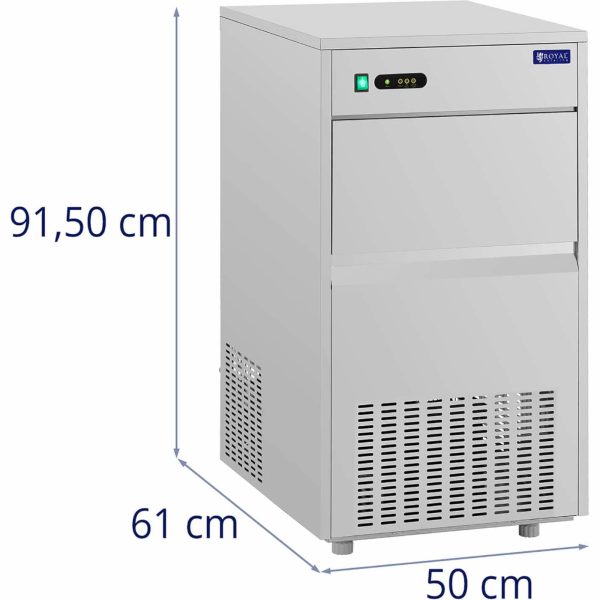 Bāra kubera ledus kuba mašīna 50 kg/dienā 25 kg 350 w