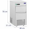 Profesionāls ledus kausiņš ledus 30 kg / dienā 240 W