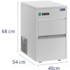 Bāra kubera ledus kuba mašīna 25 kg/dienā 7 kg 220 W