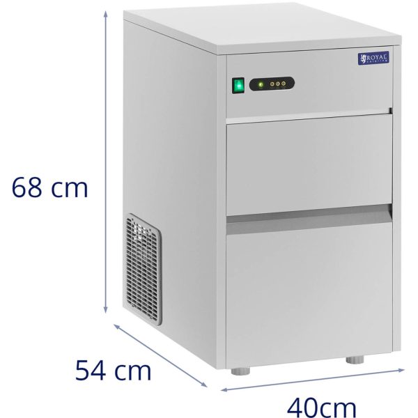 Bāra kubera ledus kuba mašīna 25 kg/dienā 7 kg 220 W