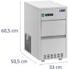 Bāra kubetera ledus kuba mašīna 20 kg/dienā 5 kg 165 W