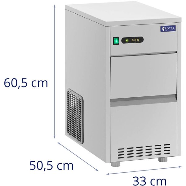 Bāra kubetera ledus kuba mašīna 20 kg/dienā 5 kg 165 W