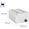 Bemar elektriskais sildītājs 6 X GN 1/6 640 W