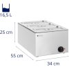 Bemar elektriskais sildītājs 3 x GN 1/3 640 W