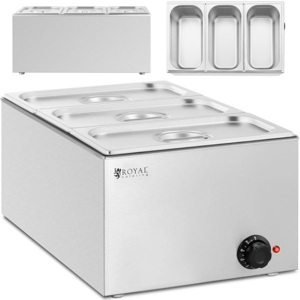Bemar elektriskais sildītājs 3 x GN 1/3 640 W