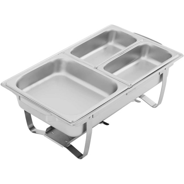 Bufetes bemar sildītājs traukiem sildītāja pastas 1/2 gn + 2x 1/4 gn
