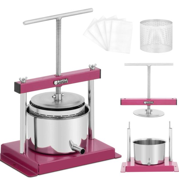 Nospiediet augļu sulu spiedes rokas sulu 3 l + 5 somas Nospiediet augļu sulu spiedes rokas sulu 3 l + 5 somas