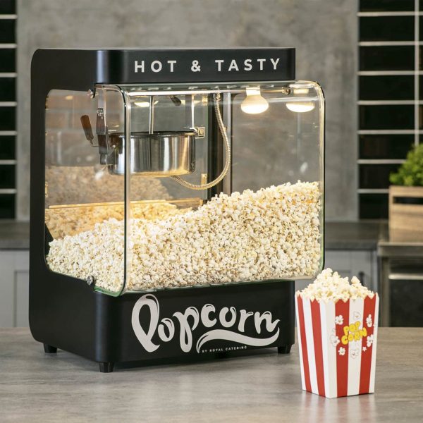 Mašīnas ierīce popkorna grauzdēšanai 4-5 kg/h 1,2 l melna