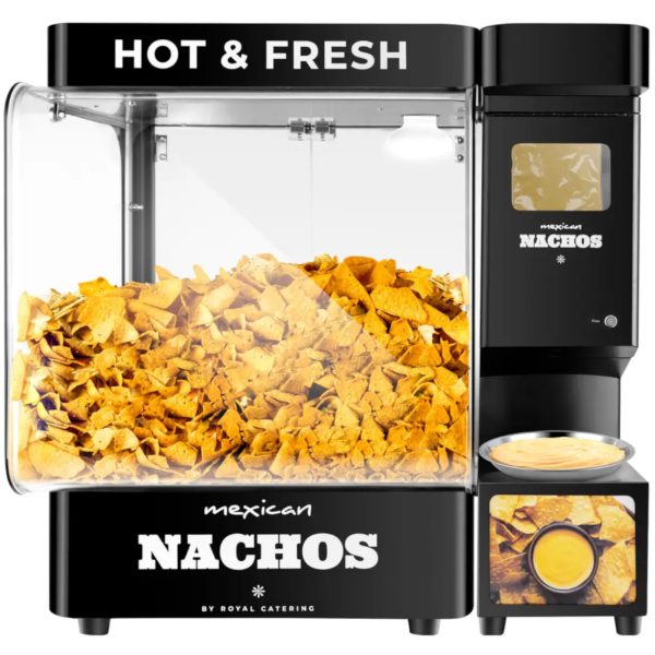 Nachos mērču dozators ar 4,8 L 55-80 C sildītāju