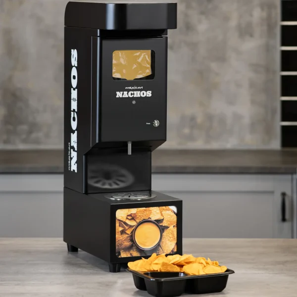 Nachos mērču dozators ar 4,8 L 55-80 C sildītāju