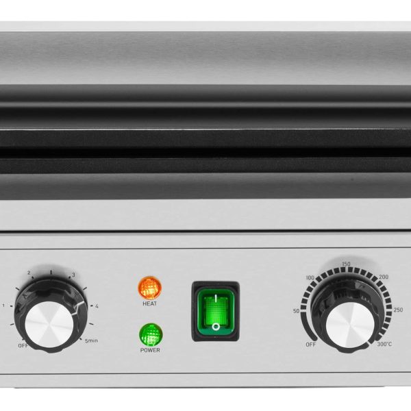 Taisnstūrveida vafeļu dzelzs 3 Beļģijas vafeļu teflon 1500 W