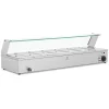 BEMAR sildītāja sildītāja sildīšanas bufete ar 6 x gn 1/3 2100 W pārsegu