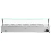 BEMAR sildītāja sildītāja sildīšanas bufete ar 6 x gn 1/3 2100 W pārsegu
