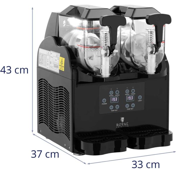 Graniter Beverage Machine Slush Sorbet Double 380 2 x 3 L