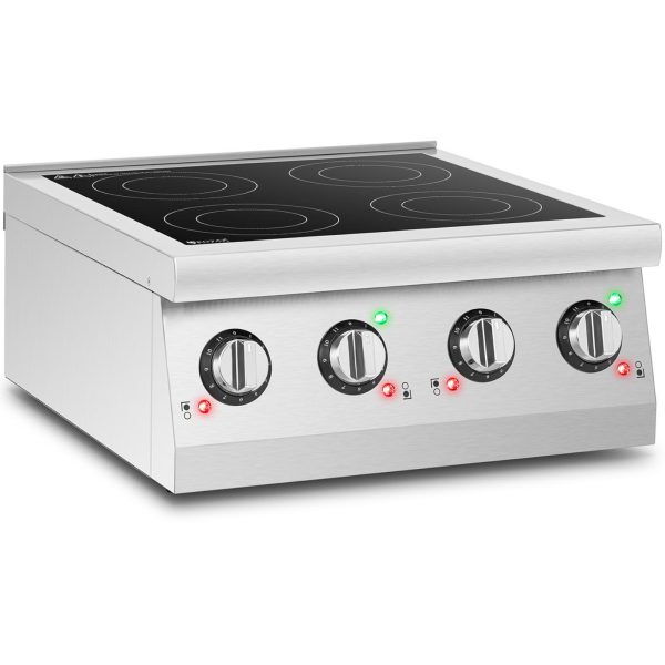 Indukcijas virtuve 4 degļa iestatīšana 6000 W