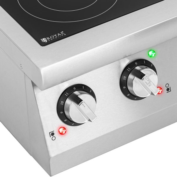 Indukcijas virtuve 4 degļa iestatīšana 6000 W
