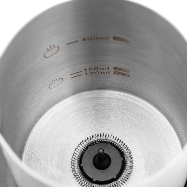 Profesionāla indukcijas Pātra piena sildītājs 0,6L