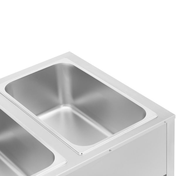 BEMAR, gastronomisks sildītājs ar brīvi stāvošu pamatni 2 x GN 1/1 1265 collas