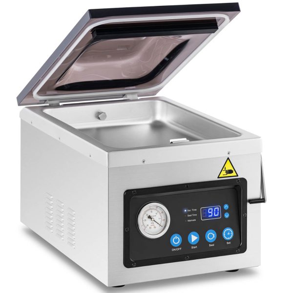 Pārtikas vakuuma iepakojuma mašīnas platums 26 cm 77 L/min 1 bārs 1000 W