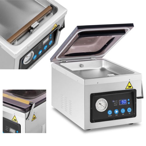 Pārtikas vakuuma iepakojuma mašīnas platums 26 cm 77 L/min 1 bārs 1000 W