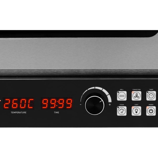 Cepiet konvekcijas krāsni ar tvaika un grila funkciju līdz 260C 230V 2800W