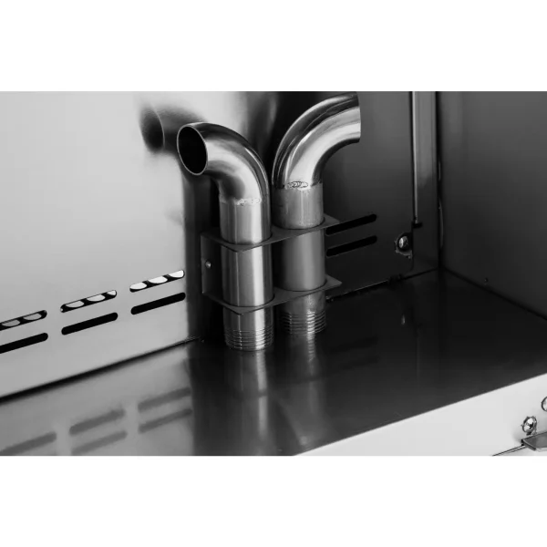 Divkārša indukcijas cepšanas ierīce ar 2 x 30 l 60-190 C 380 V 20000 W skapis