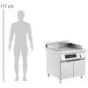 Gluda brīvi stāvoša indukcijas grils 720 x 610 mm 80-300 C 10 000 W