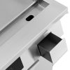 Gluda brīvi stāvoša indukcijas grils 720 x 610 mm 80-300 C 10 000 W