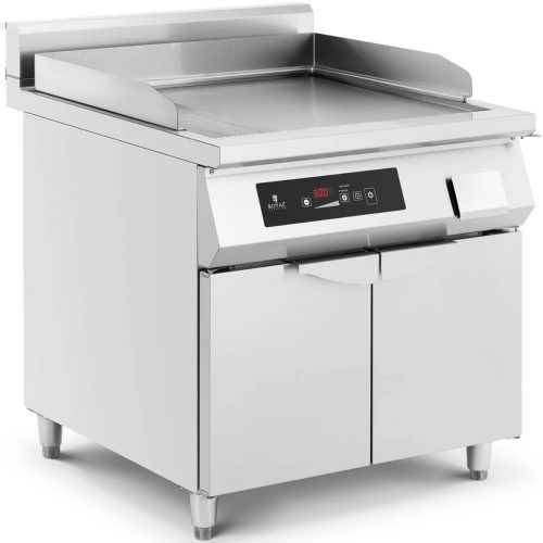 Gluda brīvi stāvoša indukcijas grils 720 x 610 mm 80-300 C 10 000 W