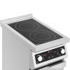 Indukcijas virtuve 2 bezmaksas deglis ar 400 V 8500 W skapi