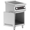 Indukcijas virtuve 2 bezmaksas deglis ar 400 V 8500 W skapi