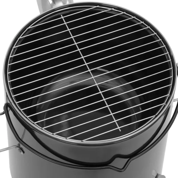 Lauka virtuve emaljēta katls ar pavarda grilu 14 l