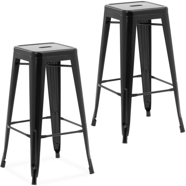 Izkārnījumu izkārnījumu bārs Hocker Black Loft - 2 datori