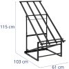 Store Store plaukts dārzeņu kastēm 61 x 103 x 115 cm - melns