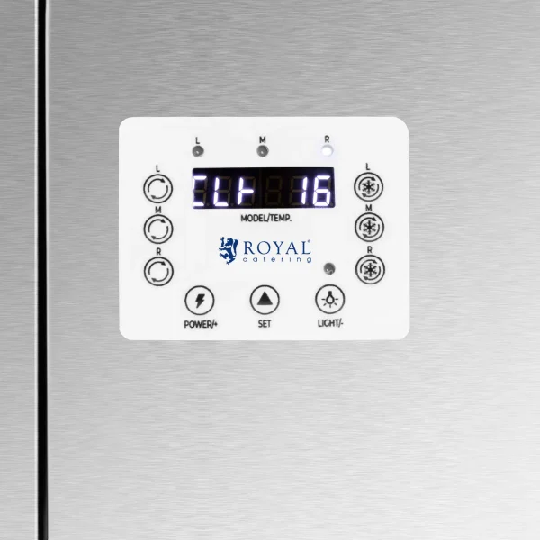 Graniter Slush Sorbet dzērienu mašīna dubultā LED 2 x 12 L 680 W
