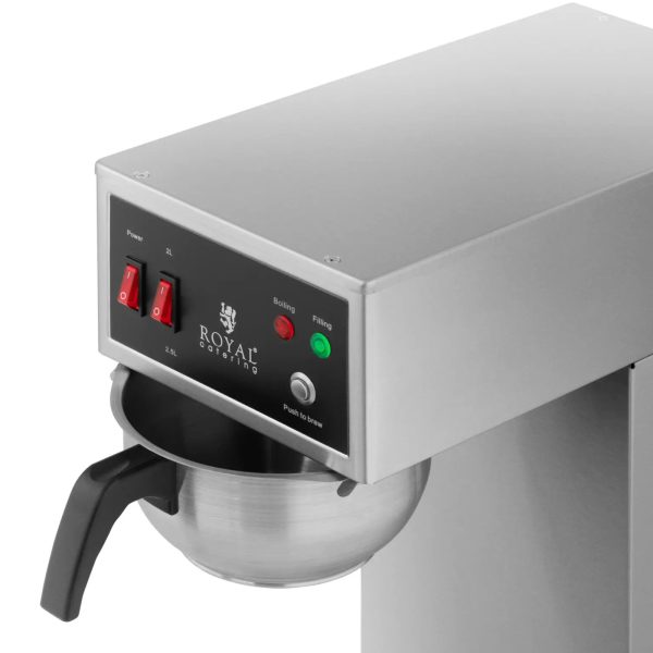 Izlabojiet kafijas automātu ar termisko trauku ar krānu 2,5 L 1900 W