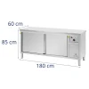 Apkures skapis plāksnēm 30-80 C 180 x 60 x 85 cm 2,4kW