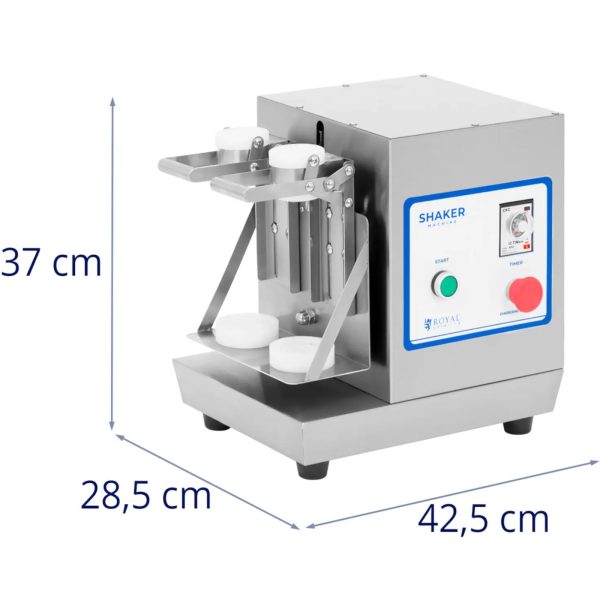 Kratītāja kokteilis kratītāja dubultā bāra mikseris 2 x 0,75 l 240 apgr./min - sudrabs