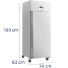 Chool Change Gaster regulēšana virs 2-8C 485 L