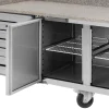 Pizzas saldēšanas tabula 2. palātas 7 atvilktnes uz riteņiem 390 l 202 x 80 x 100 cm