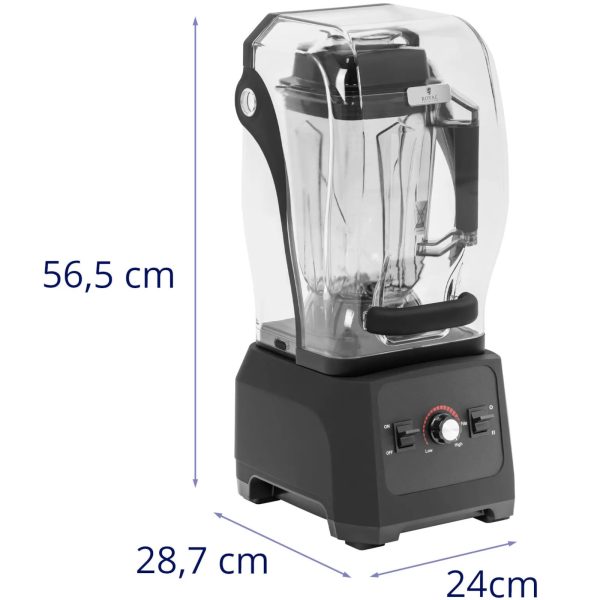Krūzes blenderis ar klusu mājokli 2,5 L 24500 apgr./min 1680 collas