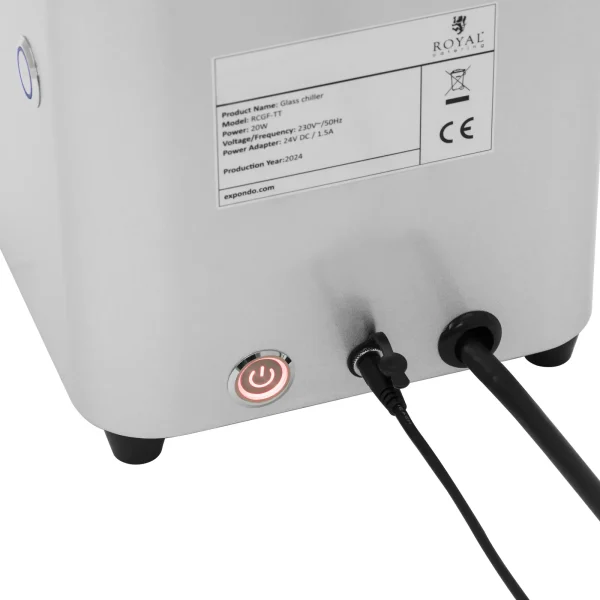 CO2 stikla saldētava ar LED gaismu 5 - 6 s