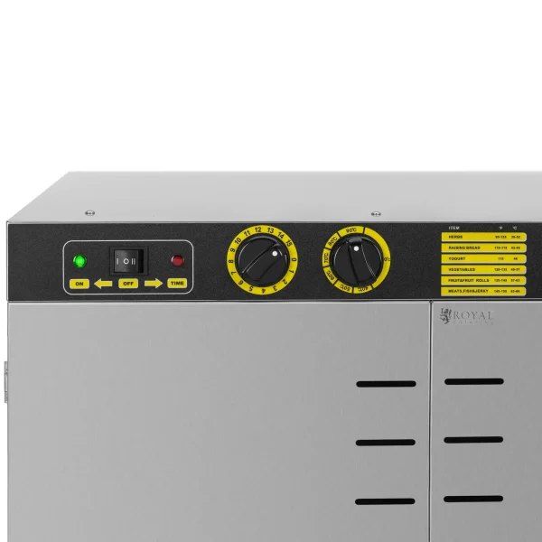 Rūpnieciska žāvētājs pārtikas produktiem augļiem 24 režģis 40-90 C 5850 W