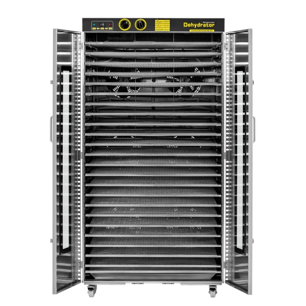 Rūpnieciska žāvētājs pārtikas produktiem augļiem 24 režģis 40-90 C 5850 W