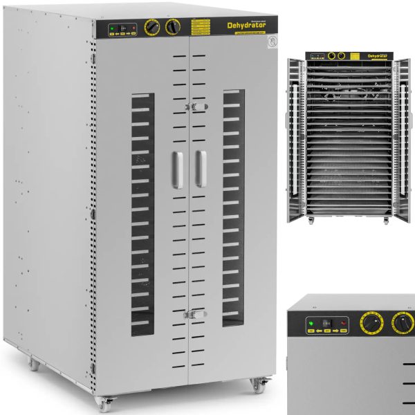 Rūpnieciska žāvētājs pārtikas produktiem augļiem 24 režģis 40-90 C 5850 W