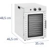 Pārtikas žāvētājs augļu sēnīšu augiem 12 režģis 1000 W