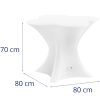 Kluba bāra bāra galds RGBW LED 80 x 80 x 110 cm